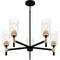 Quoizel Carly Chandelier 5 Lights Matte Black CAY5028MBK - alternate 3